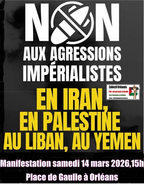 MANIFESTATION en soutien au droit des palestiniens et au droit international